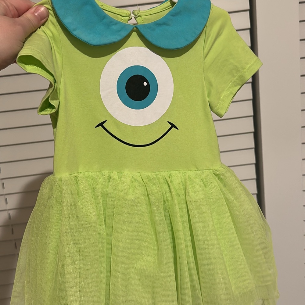 Taylor Joelle Monsters Inc Green Monster Costume Dress